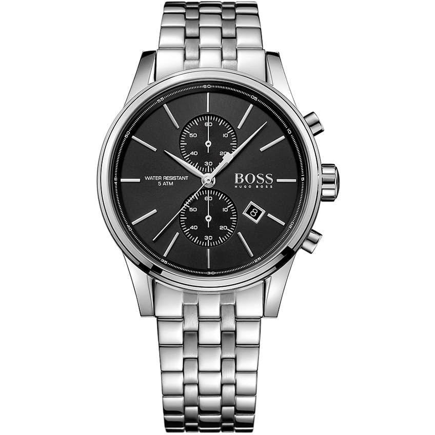 1513383-hugo-boss-watch-men-silver-metal-jet 1513383 hugo boss watch men silver metal jet 1