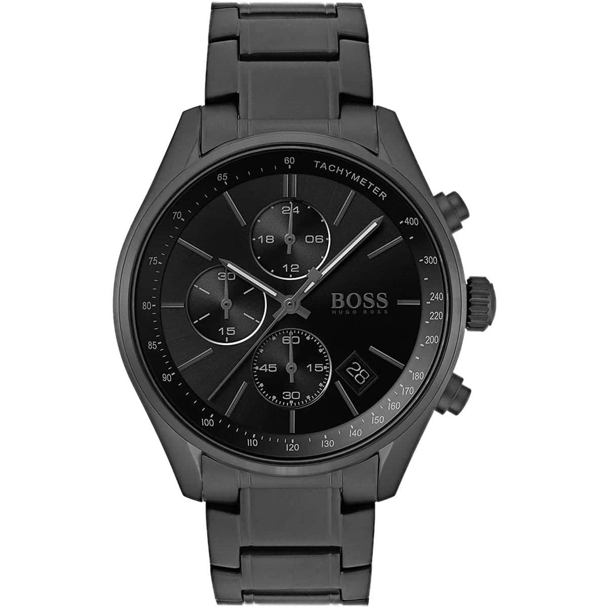1513676-hugo-boss-watch-men-black-metal-grand-prix 1513676 hugo boss watch men black metal grand prix 1