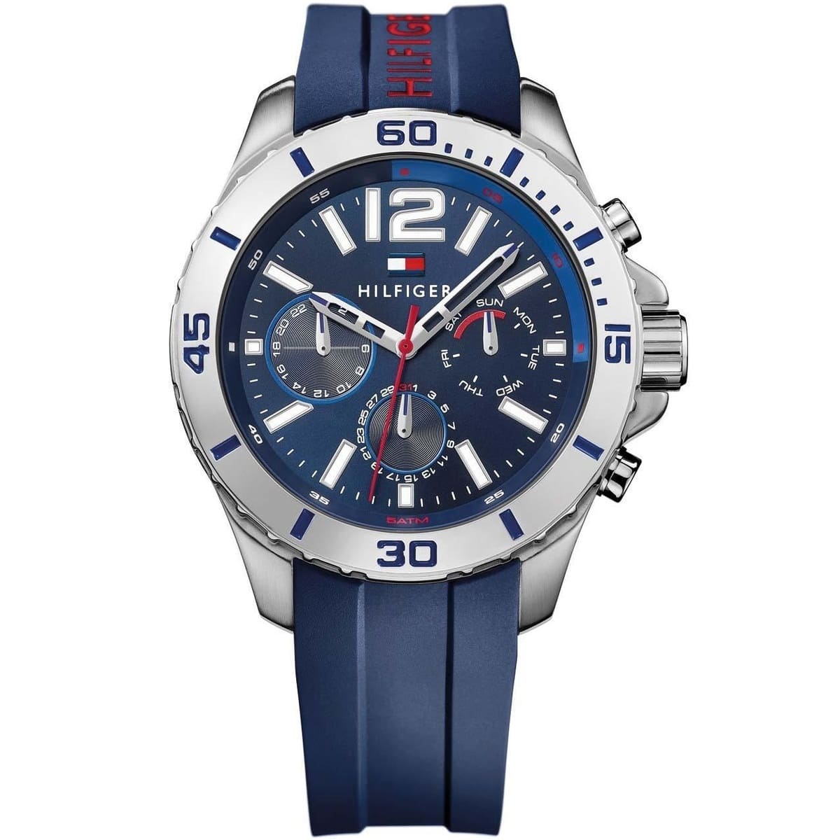 1791142-tommy-hilfiger-watch-men-blue-rubber-nolan 1791142 tommy hilfiger watch men blue rubber nolan 1