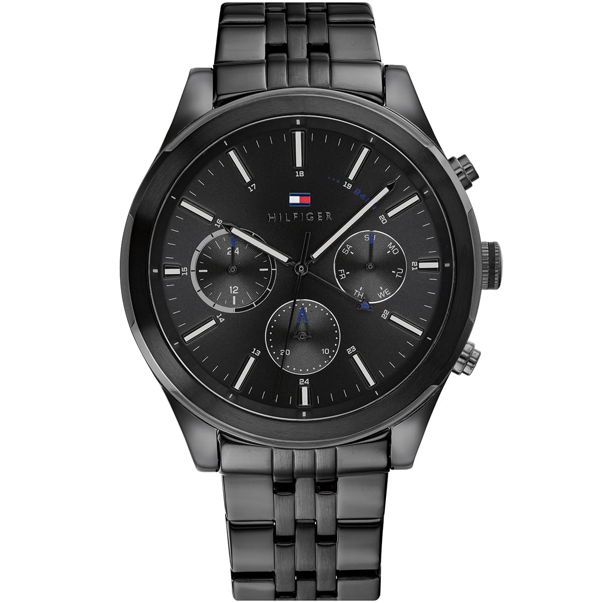 1791738-tommy-hilfiger-watch-men-black-dial-stainless-steel-metal-strap-quartz-battery-analog-monthly-weekly-date-ashton 1791738 tommy hilfiger watch men black dial stainless steel metal strap quartz battery analog monthly weekly date ashton 1