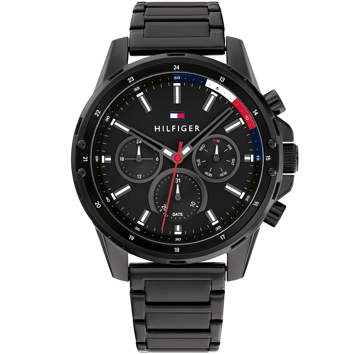 1791935-tommy-hilfiger-watch-men-black-dial-stainless-steel-metal-strap-quartz-battery-analog-monthly-weekly-date-mason 1791935 tommy hilfiger watch men black dial stainless steel metal strap quartz battery analog monthly weekly date mason 1