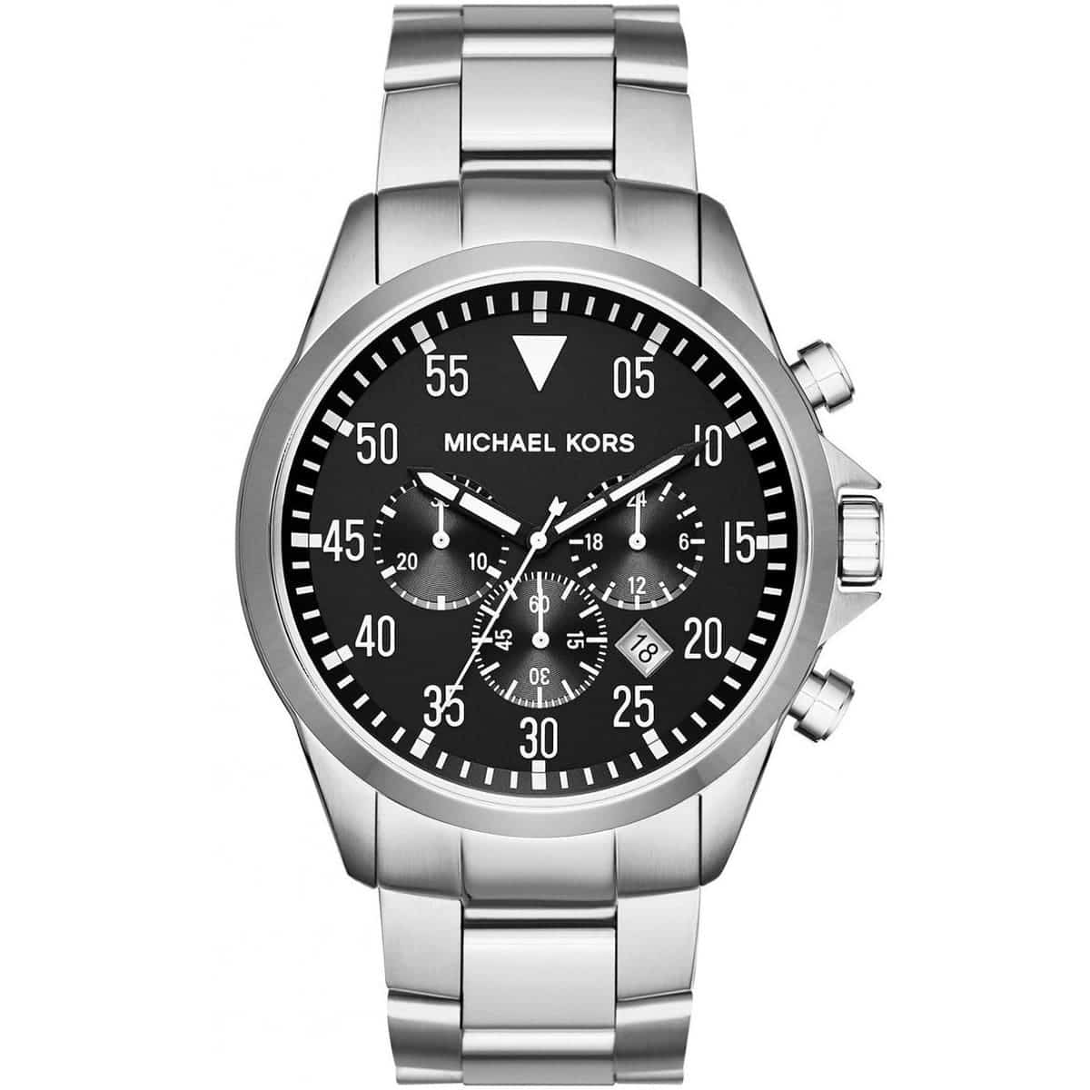 mk8413-michael-kors-watch-men-silver-metal-gage mk8413 michael kors watch men silver metal gage 1
