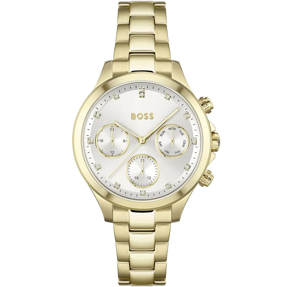 1502628-hugo-boss-watch-women-silver-dial-metal-stainless-gold-strap-quartz-battery-analog-three-hand-hera 1502628 hugo boss watch women silver dial metal stainless gold strap quartz battery analog three hand hera