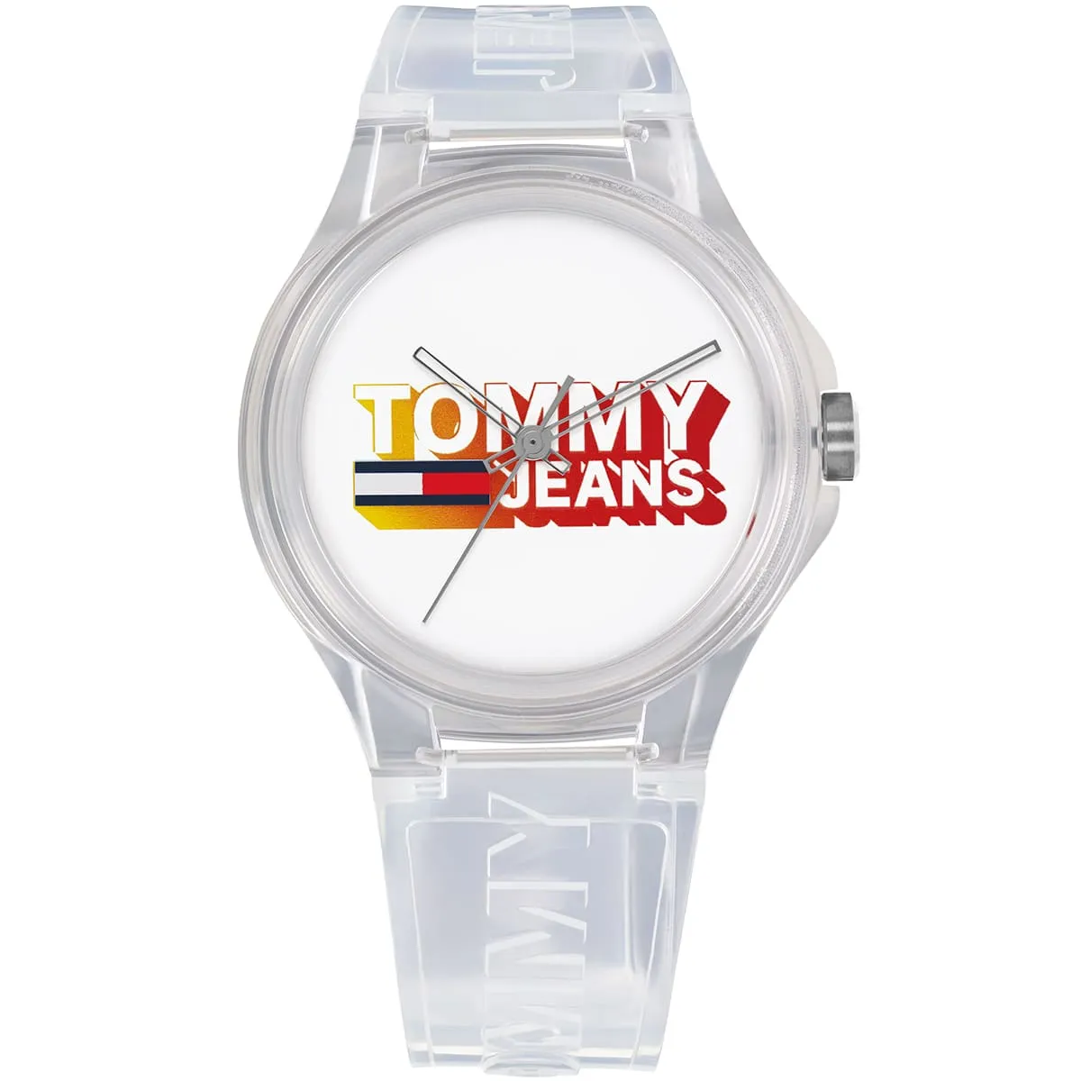 1720027-tommy-hilfiger-watch-jeans-unisex-white-dial-rubber-transparent-strap-quartz-battery-analog-three-hand-berlin 1720027 tommy hilfiger watch jeans unisex white dial rubber transparent strap quartz battery analog three hand berlin 1