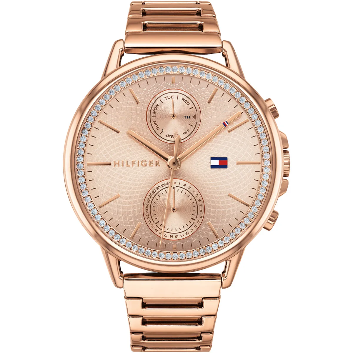1781915-tommy-hilfiger-watch-women-crystals-rose-gold-dial-metal-stainless-steel-golden-strap-quartz-battery-analog-three-hand-carly 1781915 tommy hilfiger watch women crystals rose gold dial metal stainless steel golden strap quartz battery analog three hand carly 1