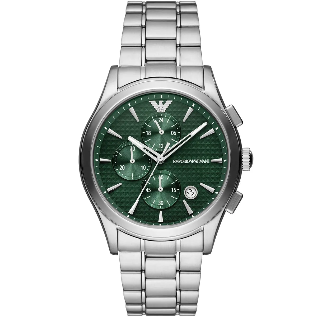 ar11529-emporio-armani-watch-men-green-dial-stainless-steel-metal-silver-strap-quartz-battery-analog-chronograph-paolo ar11529 emporio armani watch men green dial stainless steel metal silver strap quartz battery analog chronograph paolo