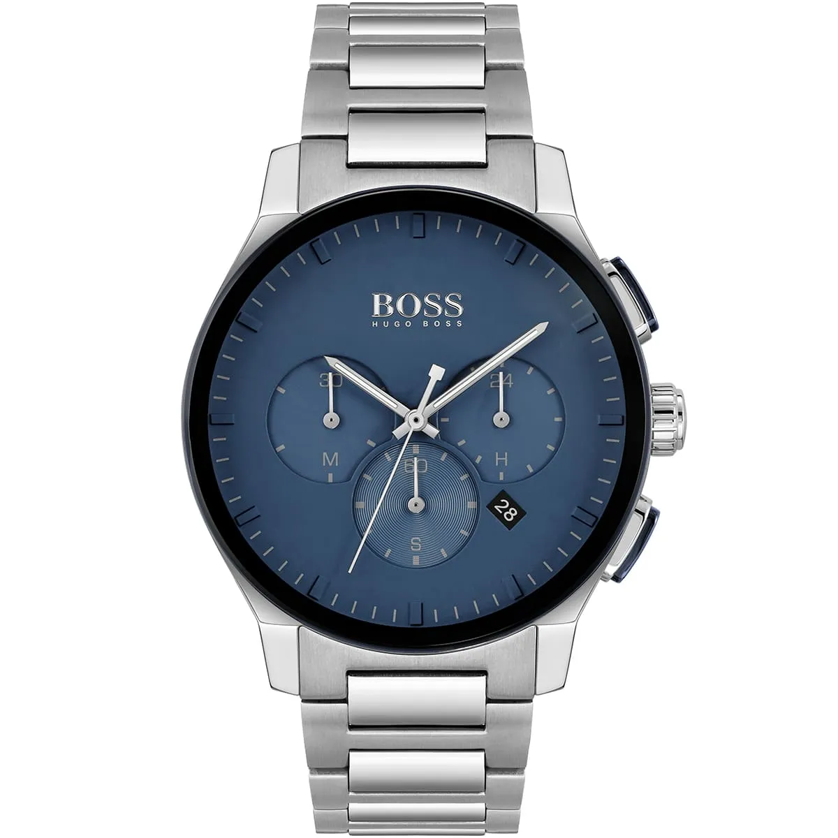 1513763-hugo-boss-watch-men-blue-dial-metal-stainless-silver-strap-quartz-battery-analog-chronograph-peak 1513763 hugo boss watch men blue dial metal stainless silver strap quartz battery analog chronograph peak