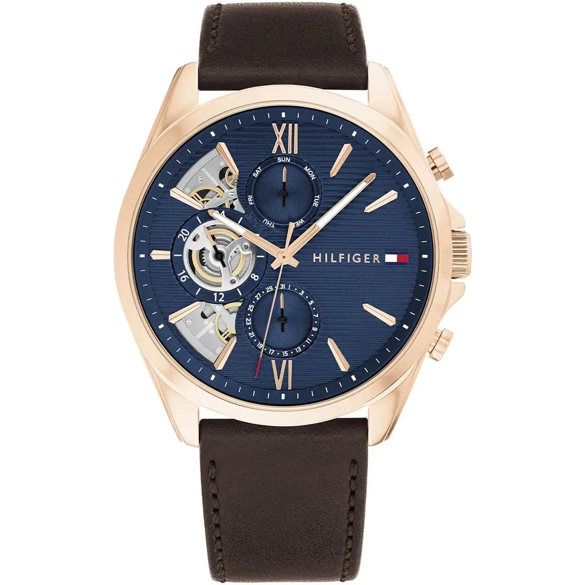 1710645-tommy-hilfiger-watch-men-blue-dial-leather-brown-strap-quartz-analog-baker.webp 1710645 tommy hilfiger watch men blue dial leather brown strap quartz analog baker