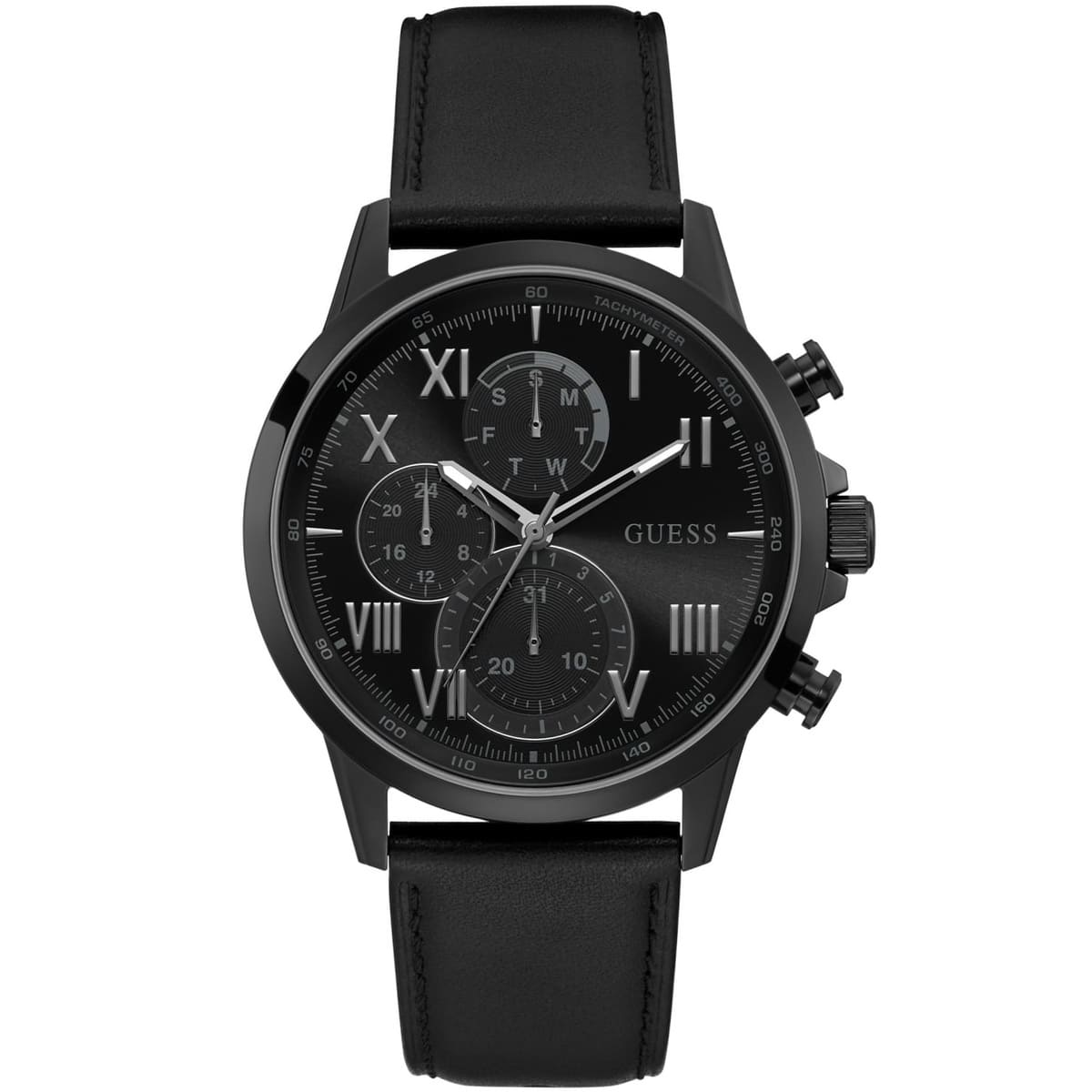 gw0011g2-guess-watch-men-black-leather-porter.jpg gw0011g2 guess watch men black leather porter